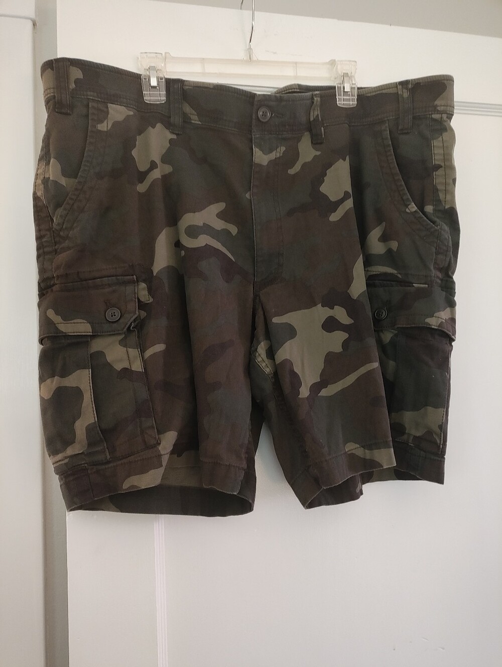 The Foundry Supply Co Mens 48 Camo Cargo Shorts Big Tall Comfort Stretch Like Ne